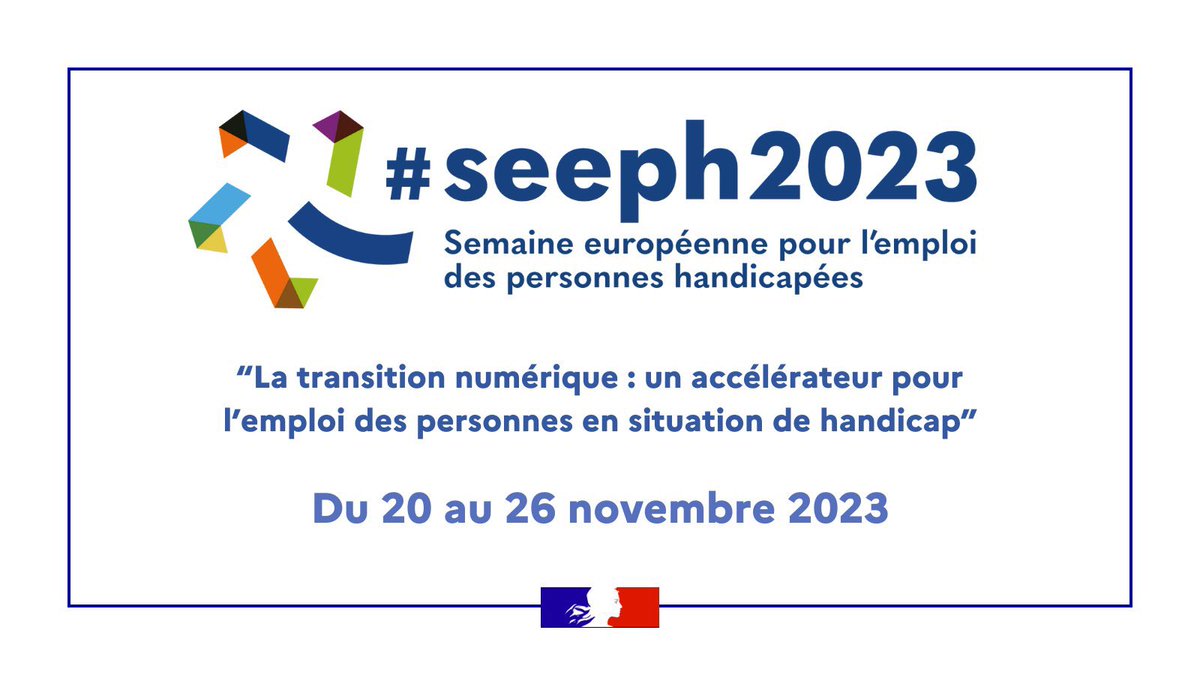 #SEEPH2023 | Découvrez le programme de la Semaine européenne pour l’emploi des personnes handicapées et participez dès demain aux actions prévues dans l’#Eure !

👉 eure.gouv.fr/Actualites/Sem…