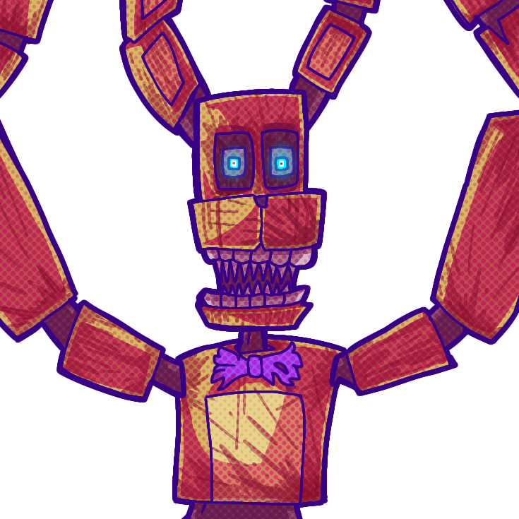 BloxyDaIdiot's tweet image. Pitbonnie / Pit-trap, a character from Fazbear Frights!