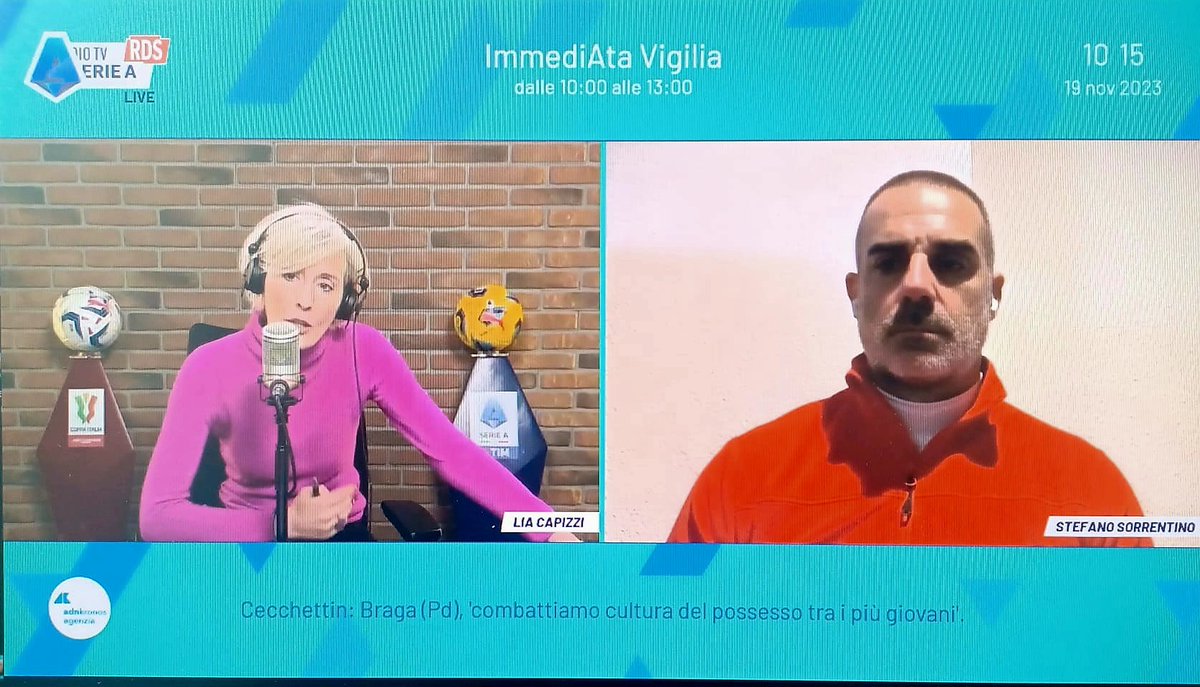 LiaCapizzi's tweet photo. Grazie a @Sorrentino per aver parlato di: Nazionale, rigori, Sinner...
E di come -da padre di famiglia (5 figli/e)- si possa educare, sin da piccoli, gli uomini. Nel ripettare le donne. 
Partendo dai gesti quotidiani 
🌹 https://t.co/XlHnKX6ysN