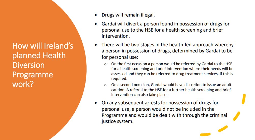 Here are the details to the Government's planned changes to Irish drug policy.

Including cannabis under this system would be ludicrous and is more prohibitionist and abusive than our current model.

#CannabisReformIreland