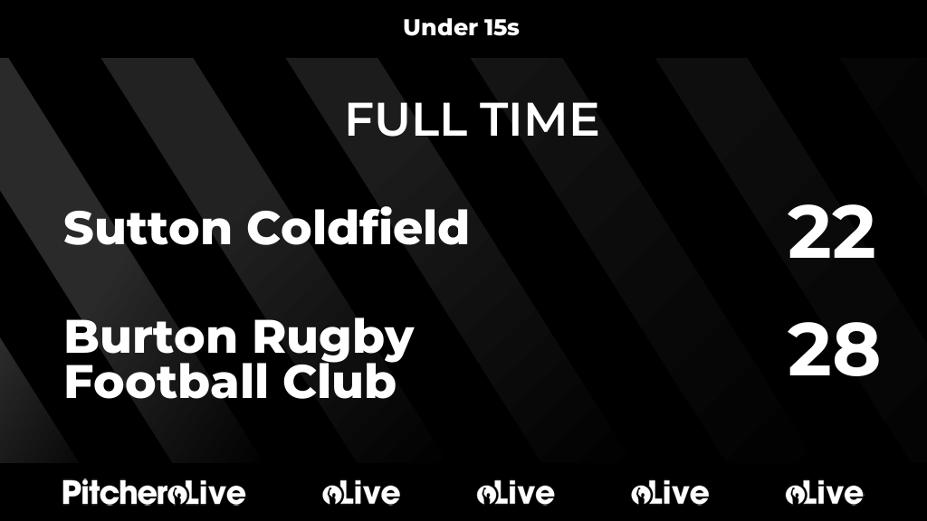 BurtonRFC's tweet photo. FULL TIME: Sutton Coldfield 22 - 28 Burton Rugby Football Club
#SUTBUR #Pitchero
https://t.co/gmRUHzrD80 https://t.co/LQ9SggPKi3