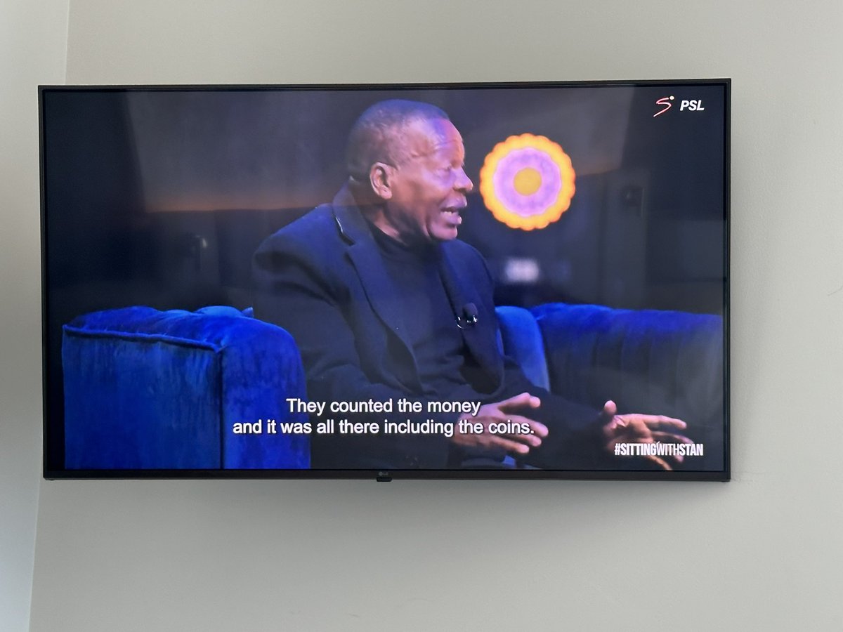 DavidMogashoa's tweet photo. The mazda 323 has a history. Bra Sinky is telling the story about a dusty Mazda 323 #SittingWithStan https://t.co/VIg7z3XqEM