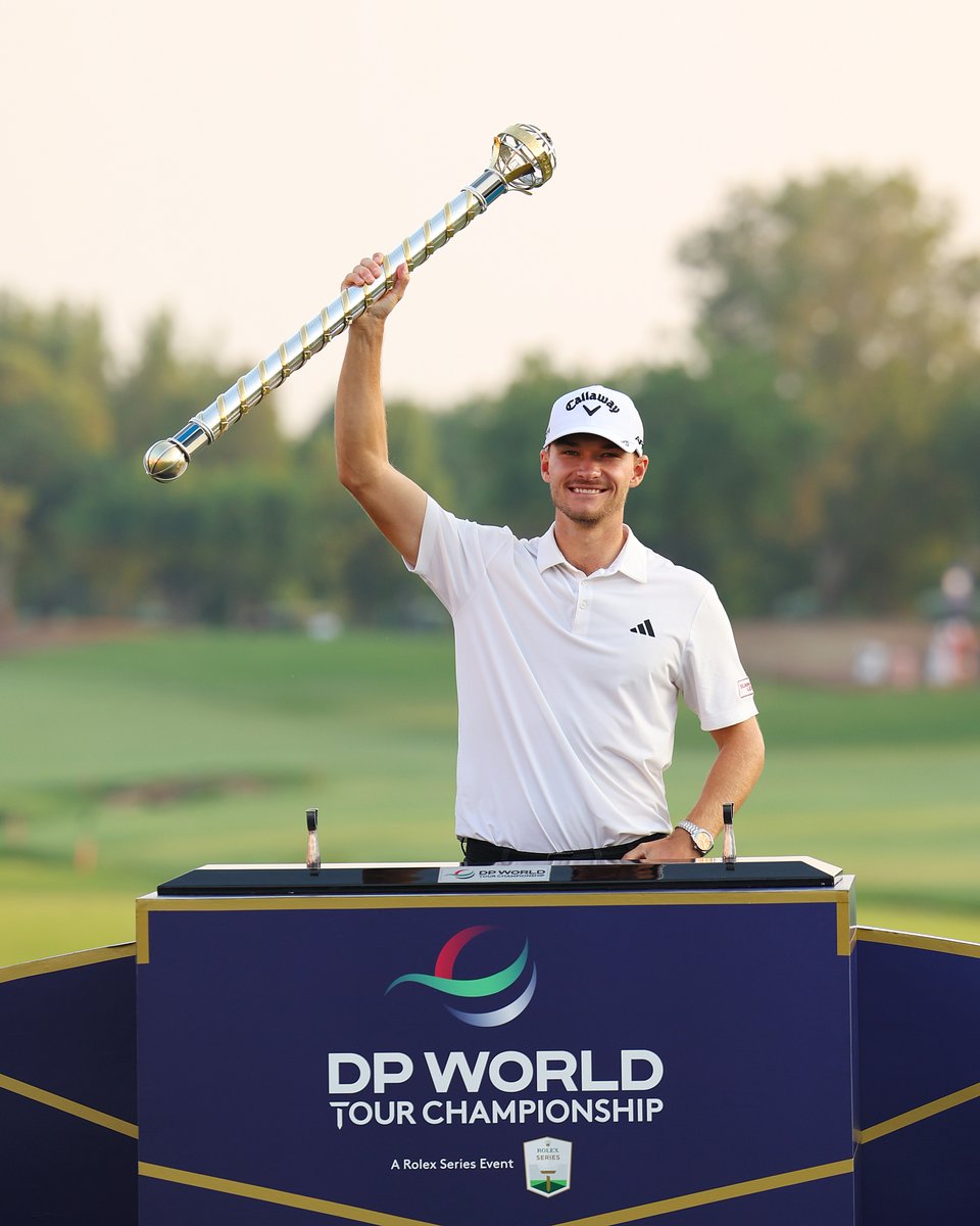First Rolex Series win for 22-year-old Nicolai Højgaard 🏆

#DPWTC | #RolexSeries