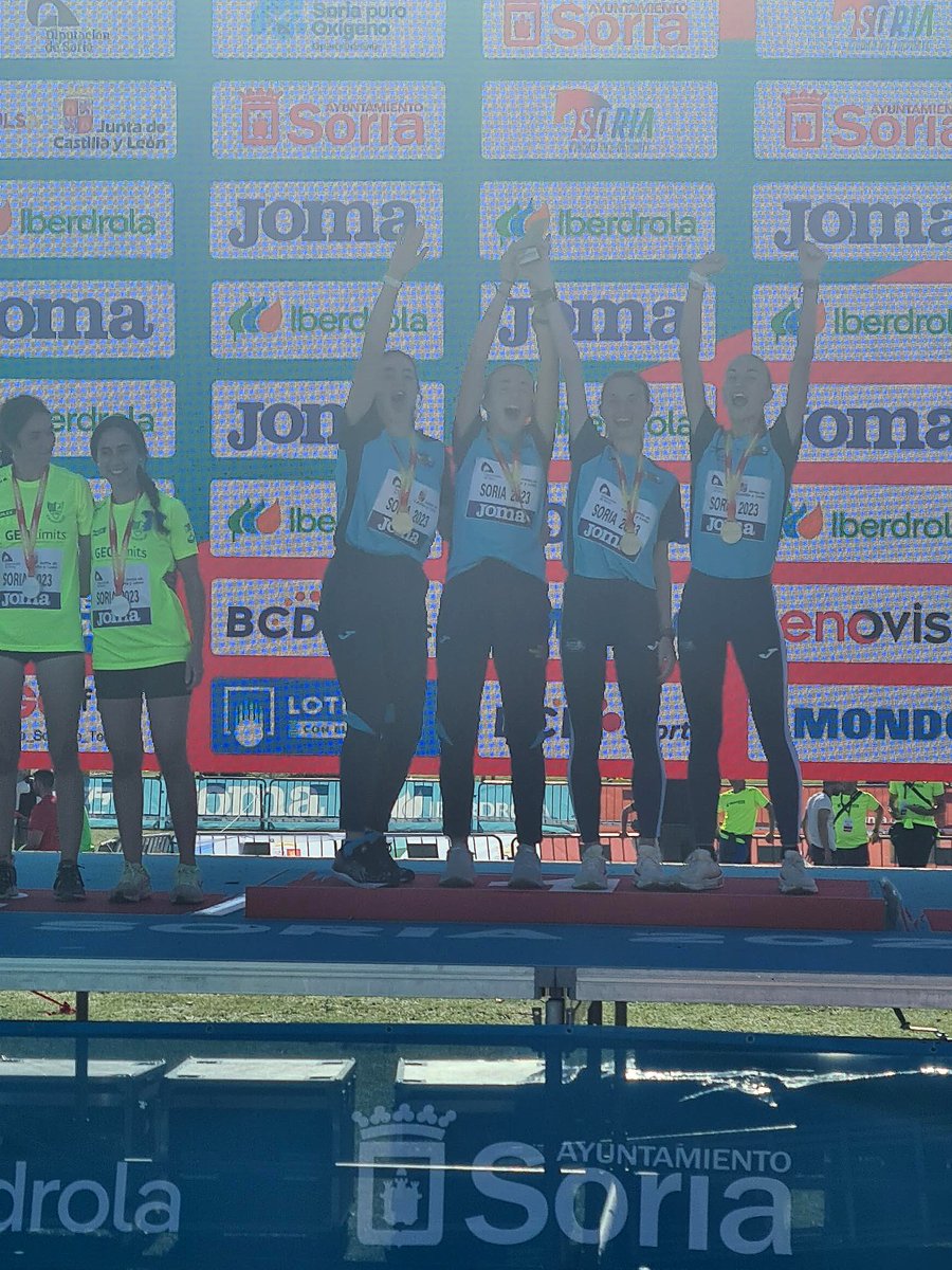 atletismoRFEA's tweet photo. Podio Sub20🚺 #CrossXClubes

🥇 @PolideporGetafe 70 pts ➡️ CpEuropa Clubes
🥈C.A Canovelles 82 pts➡️ CpEuropa Clubes
🥉@UnicajaAtletism 84 pts

📺 @LaLiga https://t.co/RNXtK4V11A
📊 https://t.co/en3Ou5Qjv1 https://t.co/90DRmIUzyQ