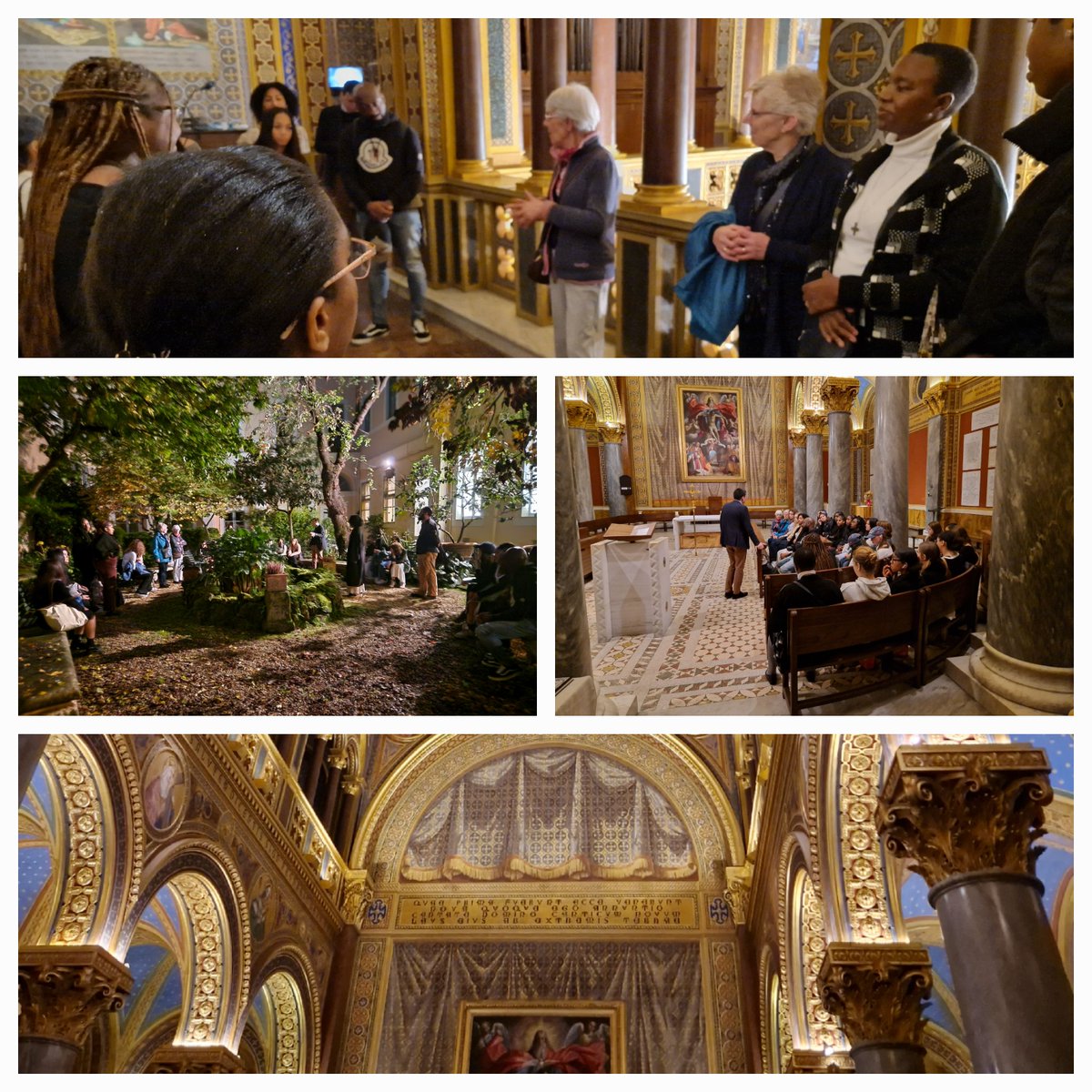 LaSainteUnion's tweet photo. LSU attended Mass at the Venerable English College in Rome with Rector Fr. Stephen Wang #rcdow.
Seminarian Jack Ryan (past pupil of St. Anne's, Southampton 6F) gave us a guided tour. LSU Leadership Team members Sr. Michele, Sr.Annemarie (UK) and Sr. Yvette (Cameroon) joined us. https://t.co/t1klKwQh35