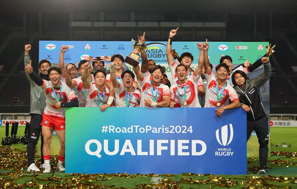 Congratulations to Japan men and women’s teams🇯🇵🏉 for qualifying to Paris 2024 Olympics! @Paris2024 2024年パリオリンピックの素晴らしいアジア予選を主催していただきありがとうございます。男女の日本チームのオリンピック出場権獲得おめでとうございます @JRFURugby