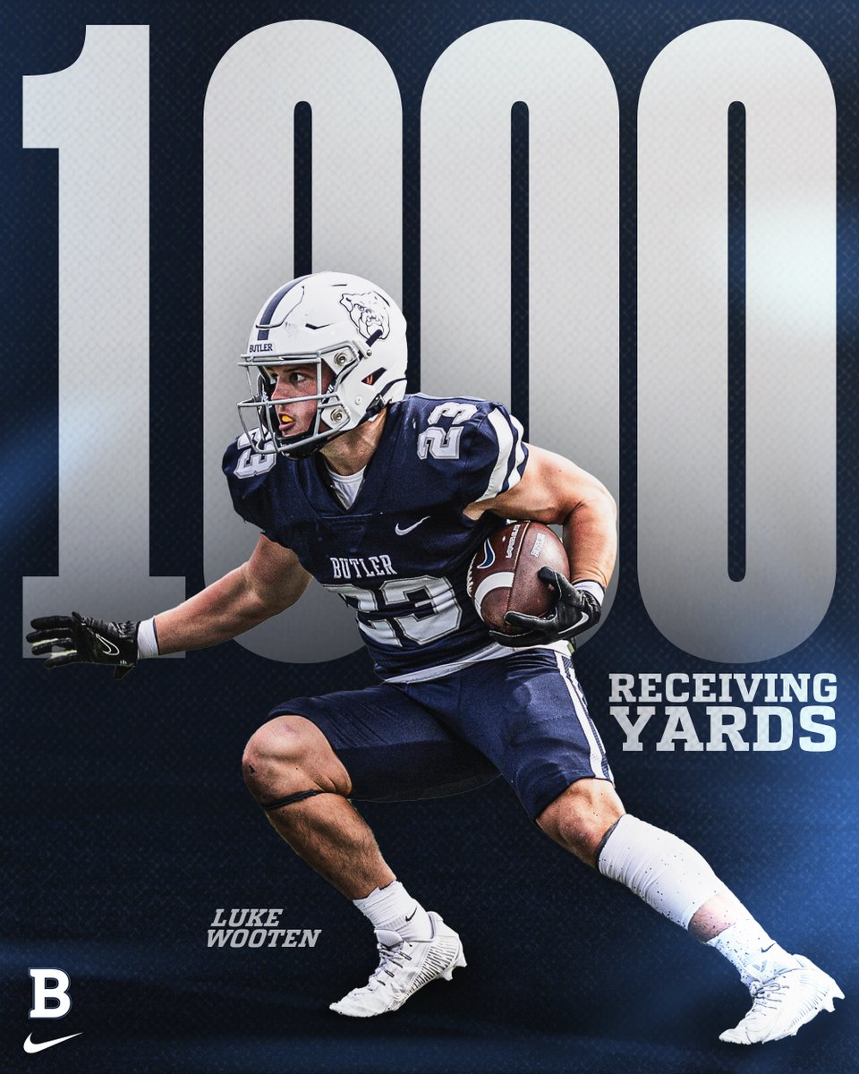 With 65 yards yesterday, <a href="/wooten_luke/">Luke Wooten</a> has topped 1,000 in his Bulldog career