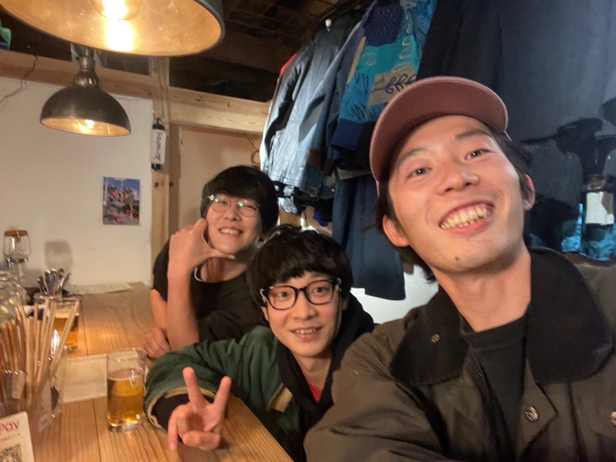 昨日はりょーめーと久々に会いました〜
透とも久々に飲めていい時間でした！！
