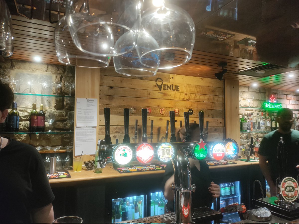 Managed to stick our head in at the Venue (Horsforth) last night. Beer selection was pretty good both craft and not (craft on back wall mostly).. it wasn't exactly what I was expecting..but non the less a good pub addition to Town Street. #beeroclock