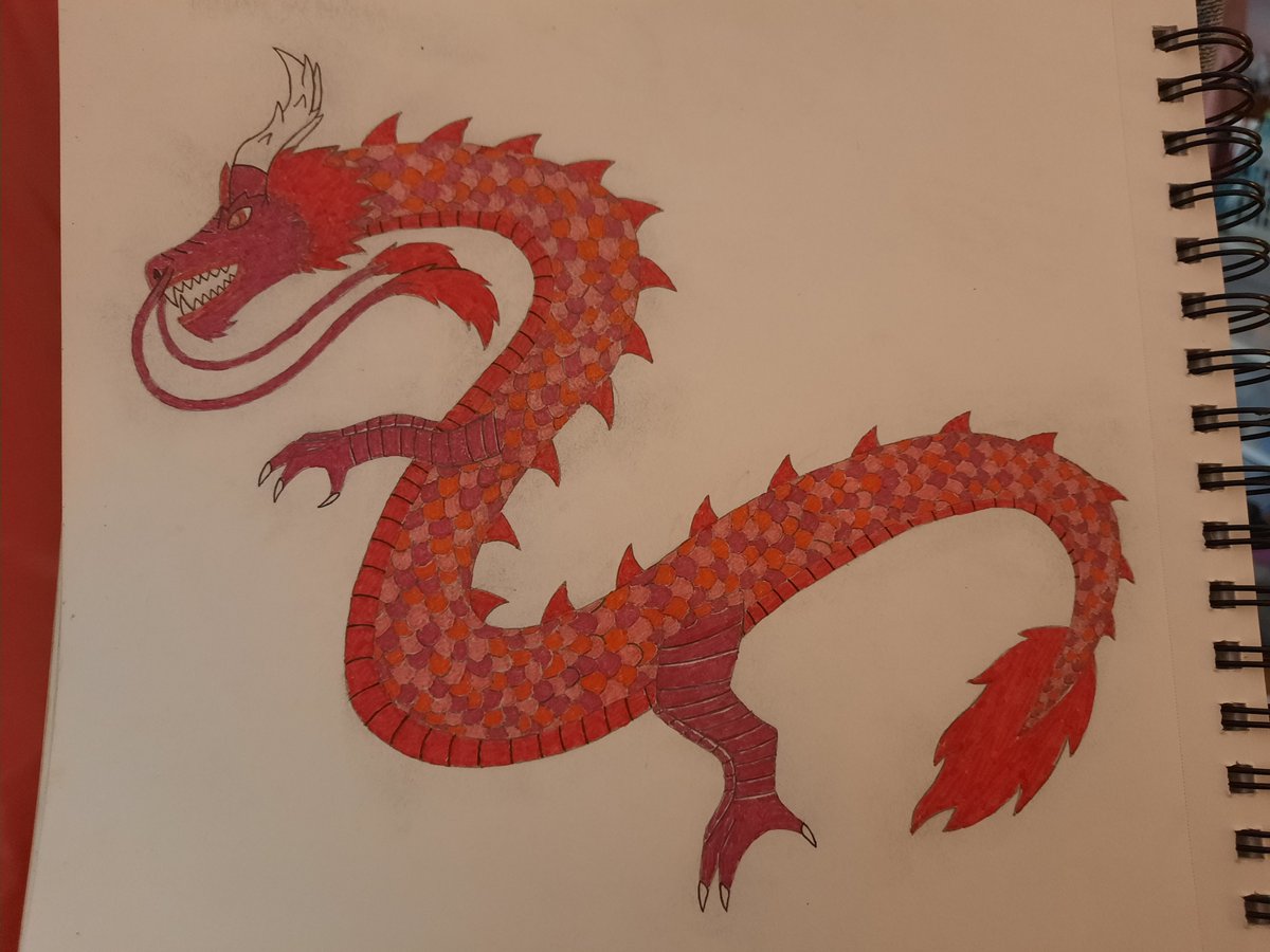 WolffyRiolu's tweet photo. #KM100Dragons Draw a Dragon Dragon. https://t.co/rGsc07W30a