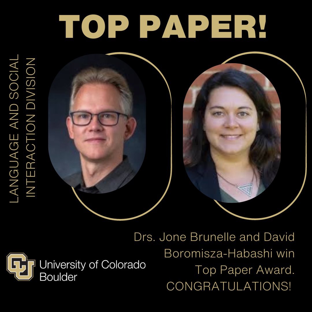 Congratulations, Jone Brunelle and @dr_dbh for winning top paper in the @lsi_nca #Communication #NCA2023