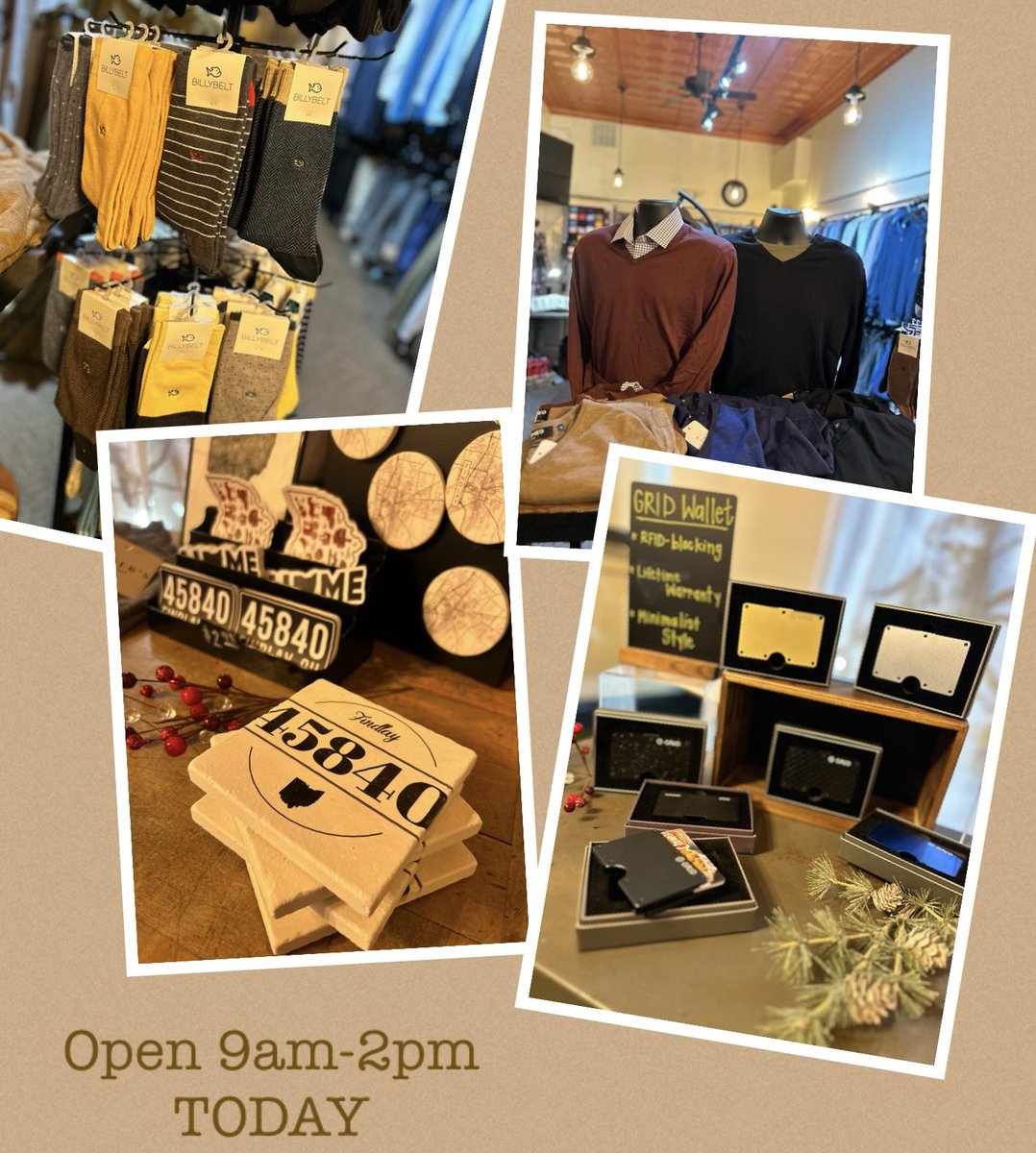 YeagersMM's tweet photo. Open 9am-2pm today! Last day for 25% OFF Flannels &amp; Sweatshirts. https://t.co/OWvukAjJNo