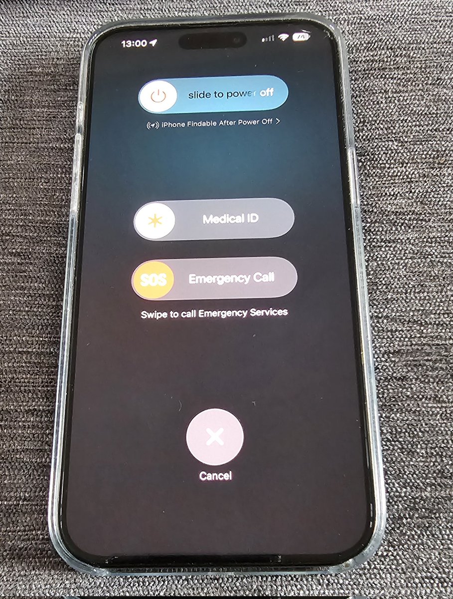 lewisjdoyle's tweet photo. 15th iteration of iPhone and there's still no Restart option 💀 https://t.co/CwZSLSZPEe
