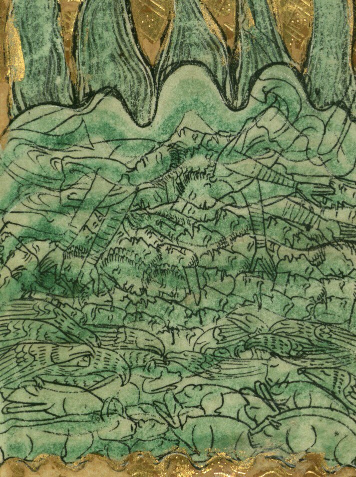 WeirdMedieval's tweet photo. the great flood, england, 13th century https://t.co/q7lEk1Ud0A