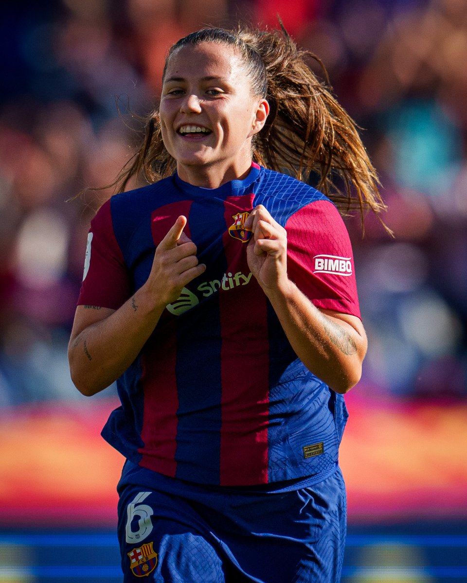 FCBfemeni's tweet photo. Aixó és el 𝐁𝐀𝐑𝐂̧𝐀 🥰 https://t.co/xrGSzzE6XL