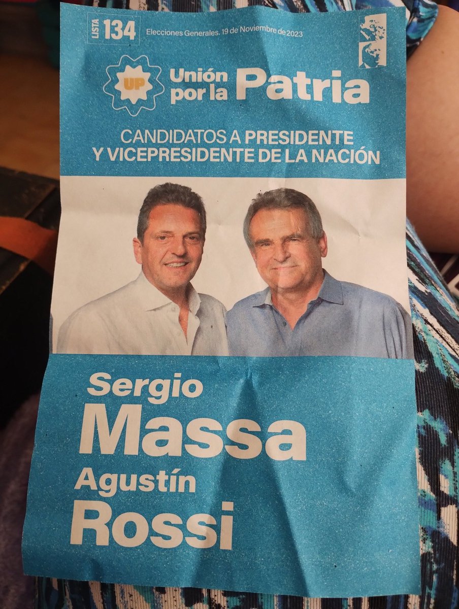 Ya está 
#MassaPresidente