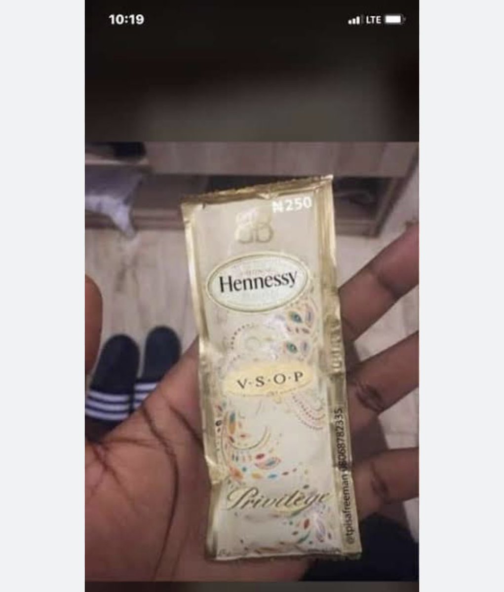 I heard Hennessy VSOP is now in sachet. I don’t believe it. 

To show my disbelief, I decide to laugh only to realize that the strength for laughter has left me, I began to cry, laugh, cry…
