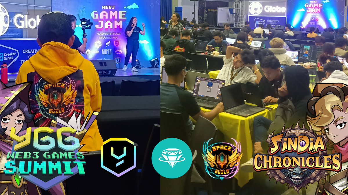 SPACE GUILD IN YYG EVENT

Hello Warriors,

🤩 The YGG Web3 Games Summit in the Philippines, hosted by Yield Guild Games, has already started. 

🔥 We are thrilled to announce that our representatives had a great time on the first and second day of the YYG Web3 Gaming Event. Space