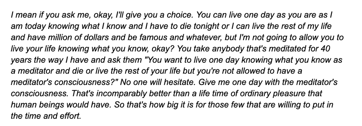 tasshinfogleman's tweet image. the Shinzen Young quote that inspired me to start practicing meditation daily at ~19