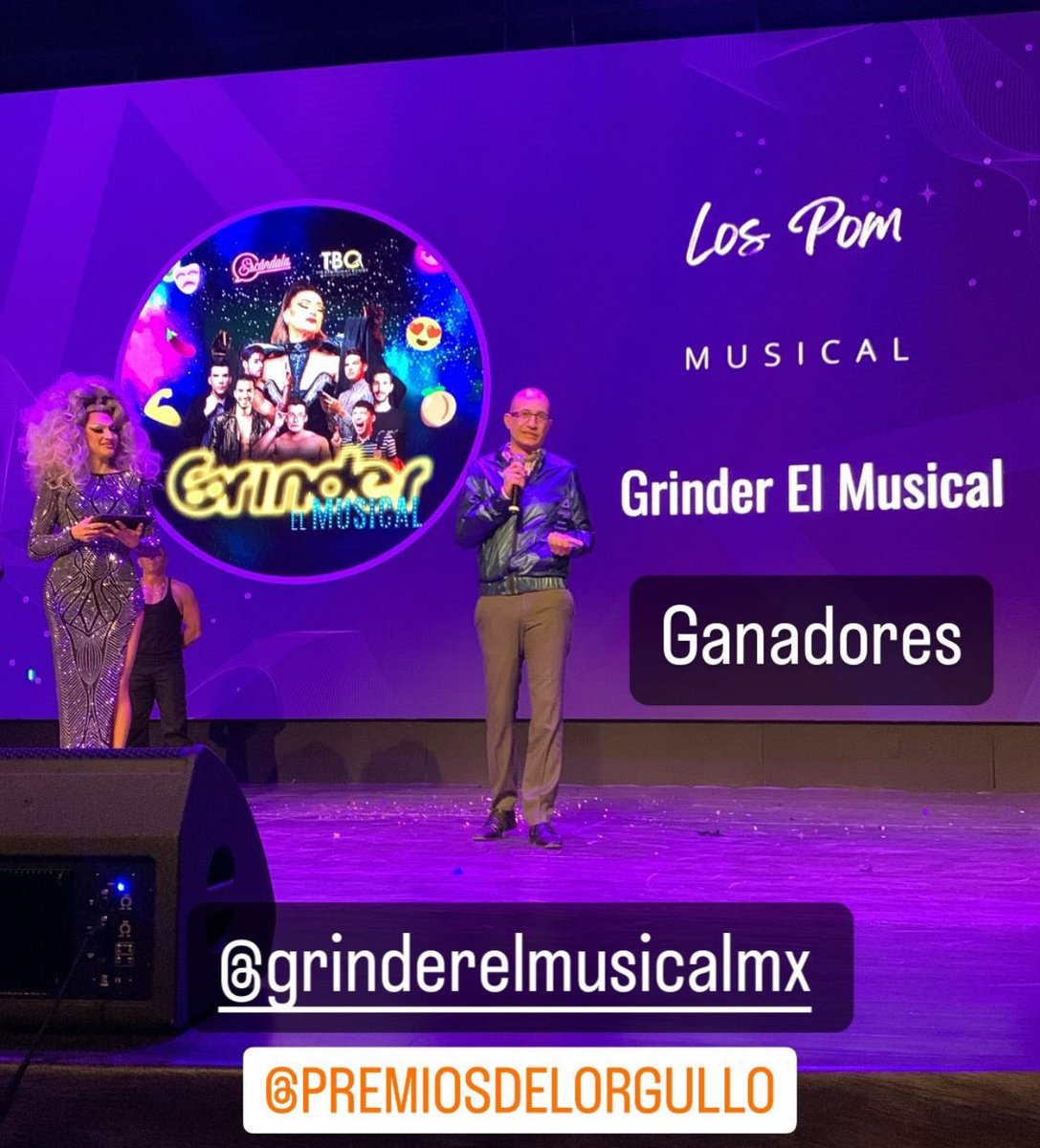 <a href="/DelOrgullo/">Los POM</a> #LosPom gracias. El teatro y el arte, son el escaparate ideal para romper tabúes y alzar la voz por todes para ser respetados y reconocidos como sociedad. Son lo que se necesita para terminar la violencia y sembrar la tolerancia e inclusión que México tanto necesita.