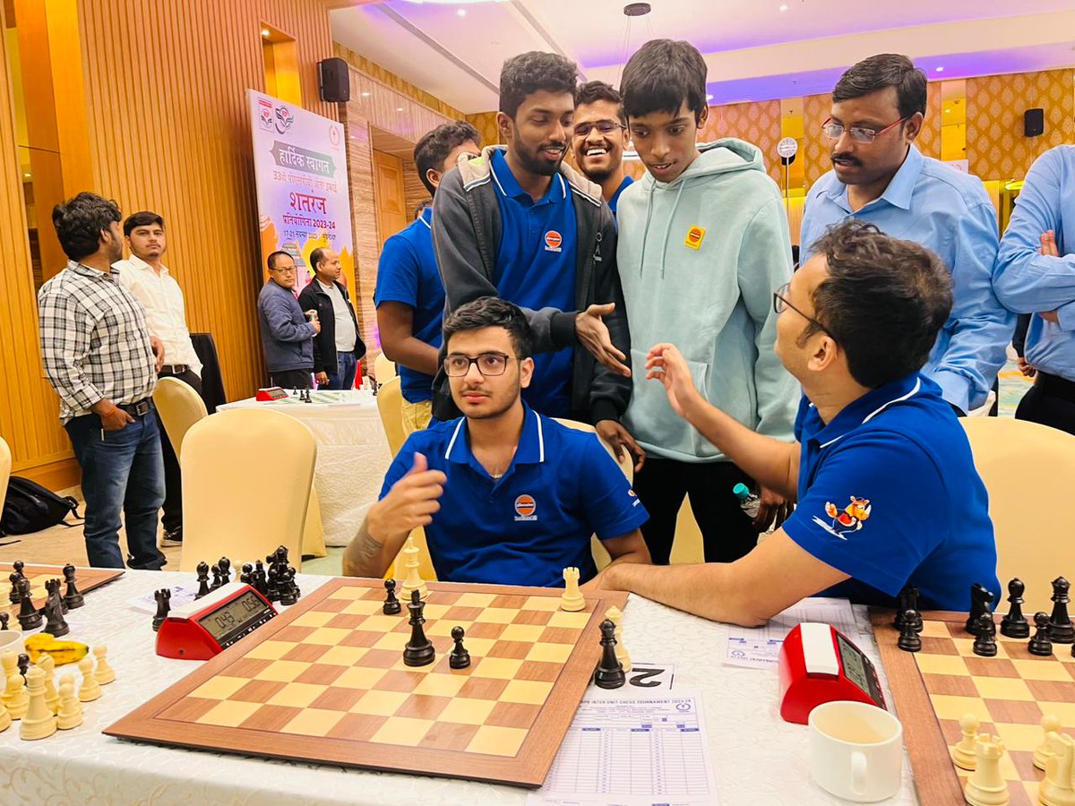 The 33rd Inter-Unit PSPB Championships 2023 was won by IOCL. With this Indian Oil defends their title. They won it by beating ONGC in the finals. 

On board no.1 Praggnanandhaa and Vidit Gujrathi drew their game. B. Adhiban provided the much needed victory for the team of IOCL by…