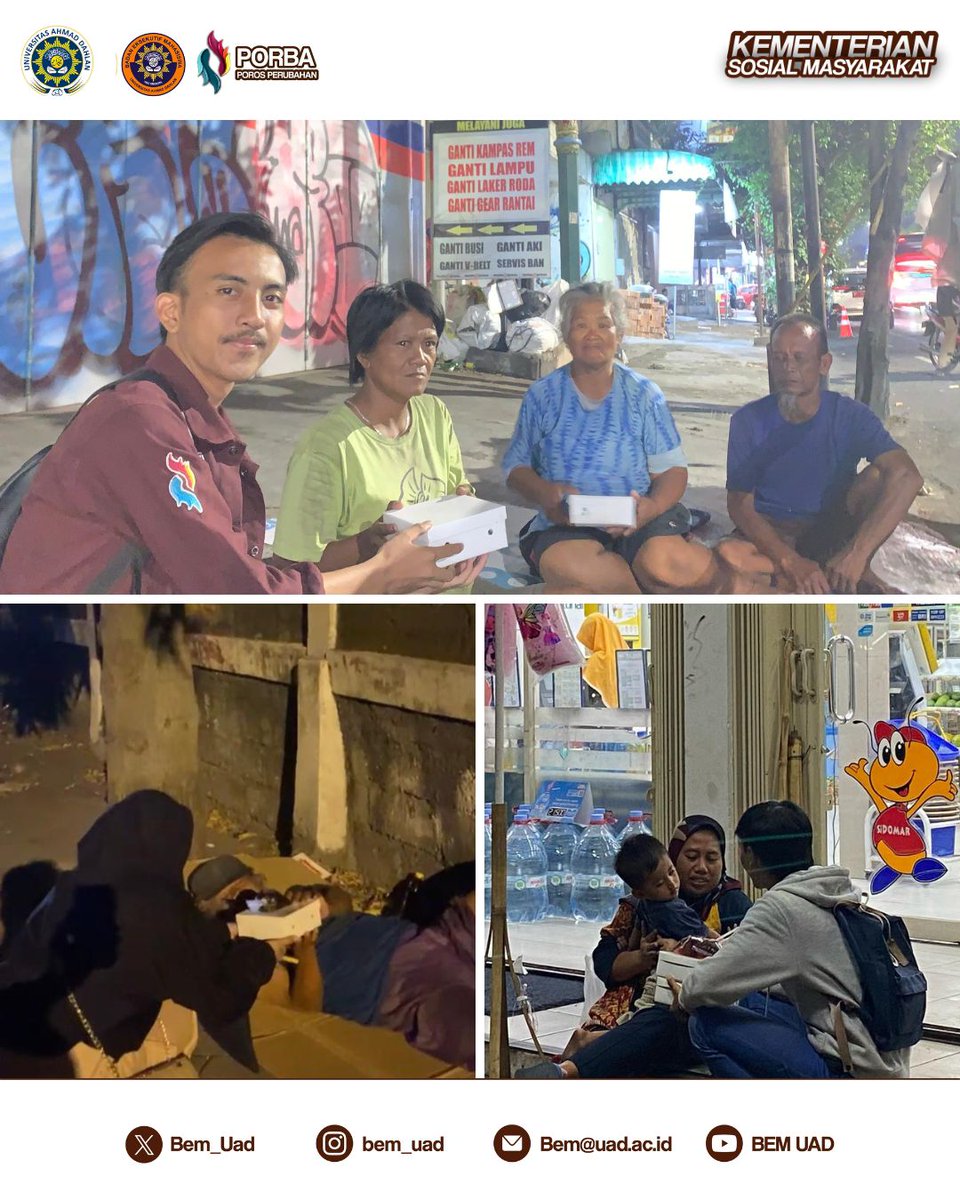 [EXTRAORDINARY SEDEKAH VOL.1 ]

Kunjungi akun media sosial kami:
Instagram : <a href="/bem/">bem</a>.uad
Facebook : Bem Uad
X : <a href="/Bem_Uad/">BEM UAD 2023/2024</a>
- - - - - - - - - - - - - -
Bergerak Bersama, Kolektif Memberi Makna, Kolaborasi Dalam Setiap Perubahan.

#PorosPerubahan #WeAreUad #BEMUAD