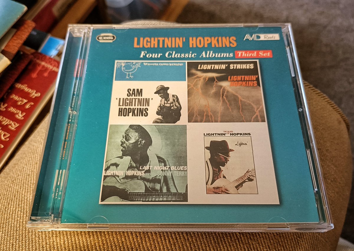 #NowPlaying️ Four Classic Albums, Third Set - Lightnin' Hopkins (Avid Roots, 2020) authentic raw blues from one of the best in blues history #lightninhopkins #bluesguitar #blues #urbanblues