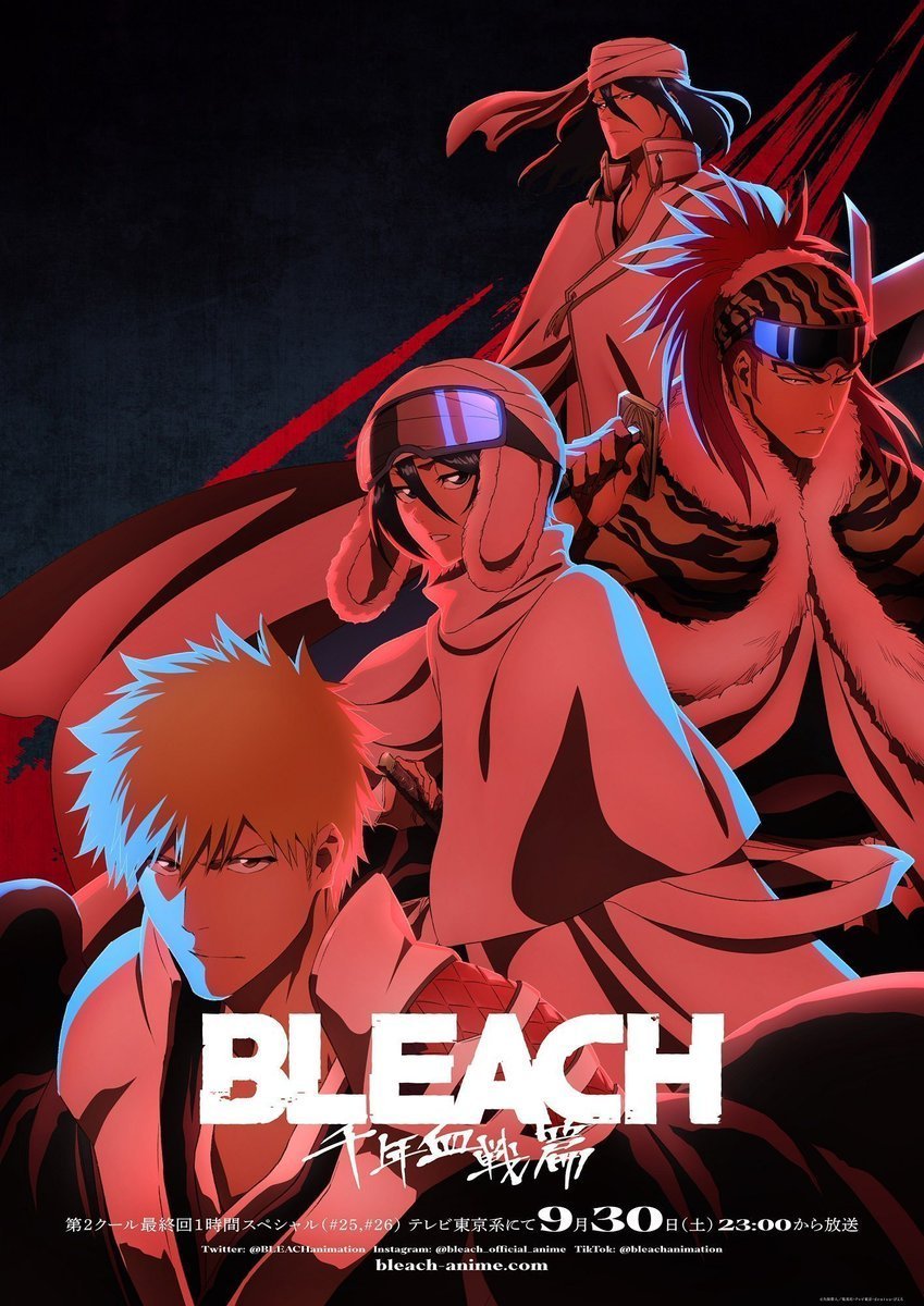 BLEACH: A Thousand-Year Blood War' ganha dublagem para a 2ª parte