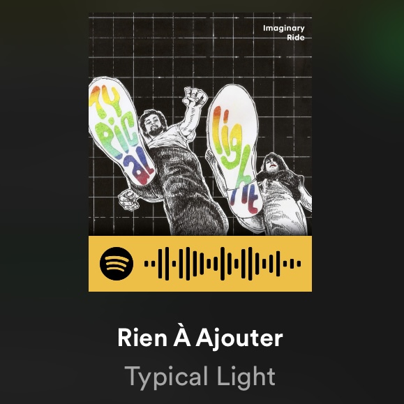 ALBUM TRACK: "Rien Á Ajouter" by Typical Light. LISTEN:
open.spotify.com/track/5PIRpd2S…
.
#indieartist #indiemusic #indielabel #synthpop #singer #melody #hitsongs #france #francais