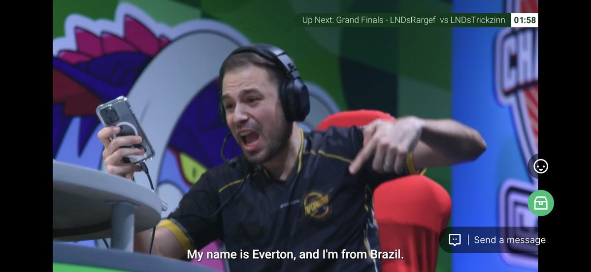 gente falando sério aqui, tamo na final do LAIC, o Internacional de <a href="/playpokemon/">Play Pokémon</a> da América Latina com o <a href="/LNDsRargef/">Ewerton</a> representando a <a href="/zap2esports/">ZAP2 Esports 🎀⚡️</a> num embare entre camaradas do <a href="/GBLindosOficial/">GBLindos</a> 

toda torcida é bem vinda <3

twitch.tv/pokemon