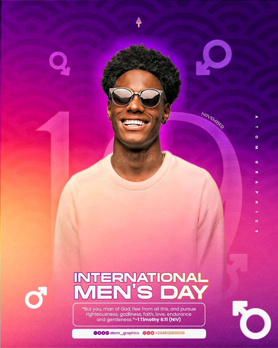 graphics3004's tweet photo. International Men's Day ♂️ https://t.co/fLkayGFkuM
