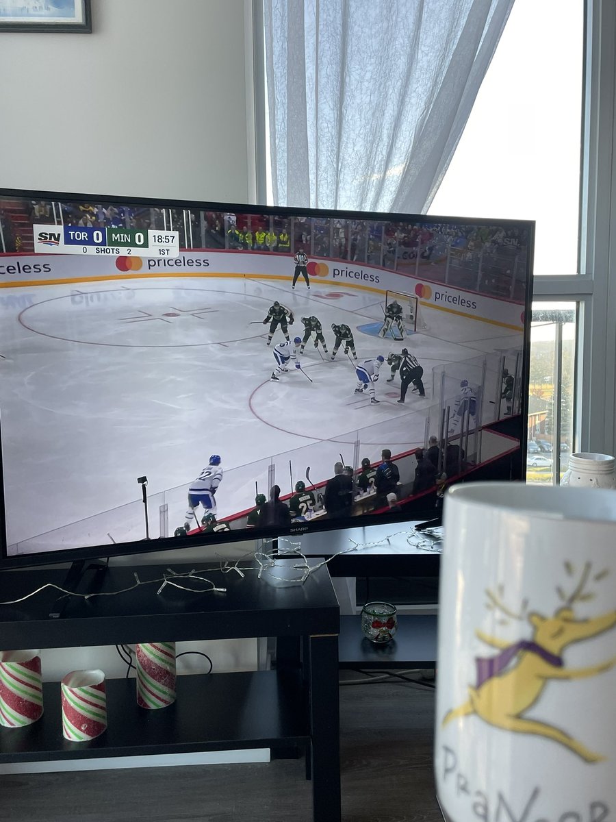 Up early! Leafs and covfefe on a beautiful Sunday morning! #LeafsForever