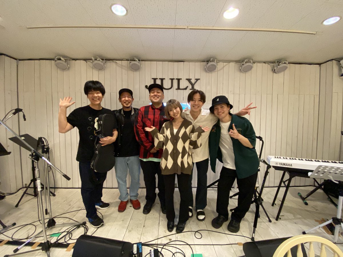 monokatsumi's tweet photo. ライブから打ち上げまで最高に楽しかった😂
また一緒にやりたいなぁ🤤

今日もありがとうございました✨
なさこ君は沖縄楽しんでね☺️
沖縄のツースターとせりかちゃんはまた会おう🙋‍♂️ https://t.co/L0fkJekcnd