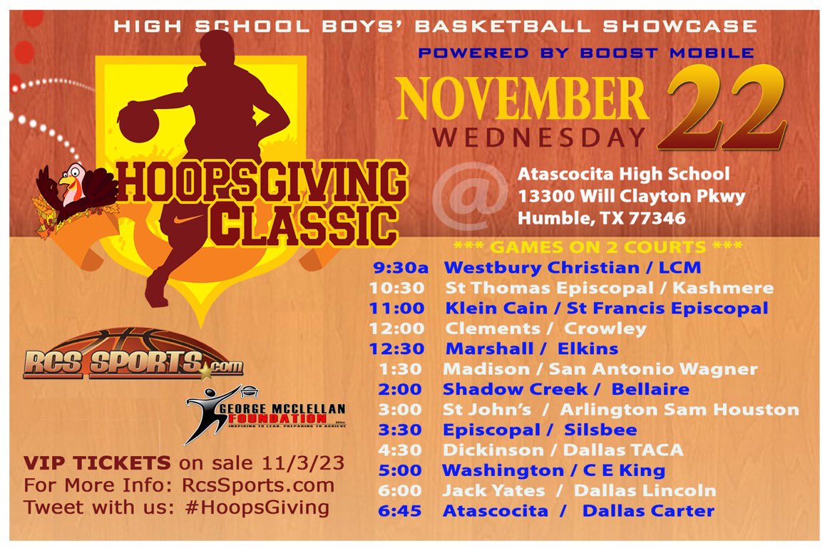 4 days until….🏀Wednesday at The 🅰️❗️. 👀#HoopsgivungClassic 🔥