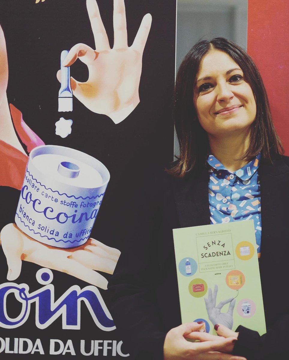 CamiSernagiotto's tweet photo. Ieri la presentazione del libro Senza scadenza. L’intramontabile packaging made in Italy alla Balma&amp;Capoduri (dove sono nati Coccoina,cucitrici e punti Zenith)è stata emozionante!Dopo il tutto esaurito dei 3 turni dell’evento,abbiamo avuto anche il sold out delle copie 💙 #libri https://t.co/H15TzteHRU