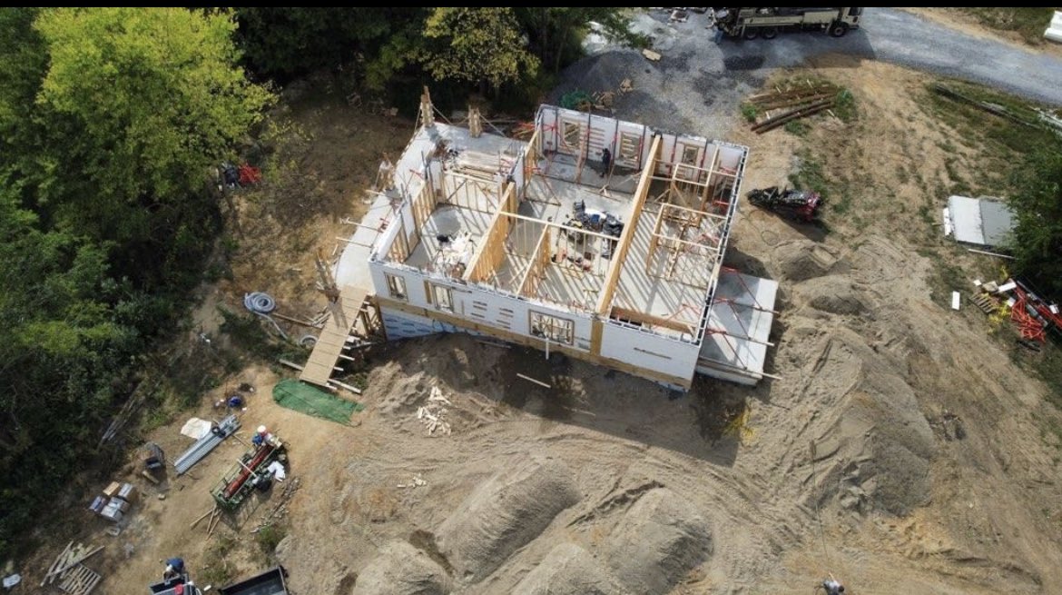 IcfNexgen's tweet photo. Indiana project drone pics. NexGen ICF trained, consulted and supplied the materials for this project. 

Call today if you need us to help you with your project! 1-877-669-4423

#saferoom #energyefficient #concrete #constructionsite #construction @ICFBuildings https://t.co/nPea6yd4UJ