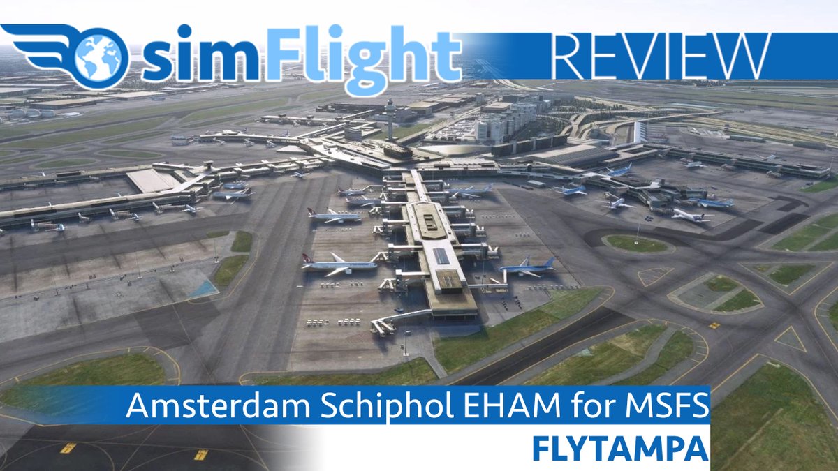 simflight's tweet photo. Review : FlyTampa - Amsterdam Airport Schiphol EHAM for MSFS v 1.2
https://t.co/2sLGA7zLRu
#Review #simFlight #flightsim #FlyTampa #Amsterdam #MSFS2020 #Schiphol #MicrosoftFlightSimulator #flightsimulator #Airport #avgeek #VirtualPilot #Netherlands #Europe https://t.co/P3NW1RFg8n