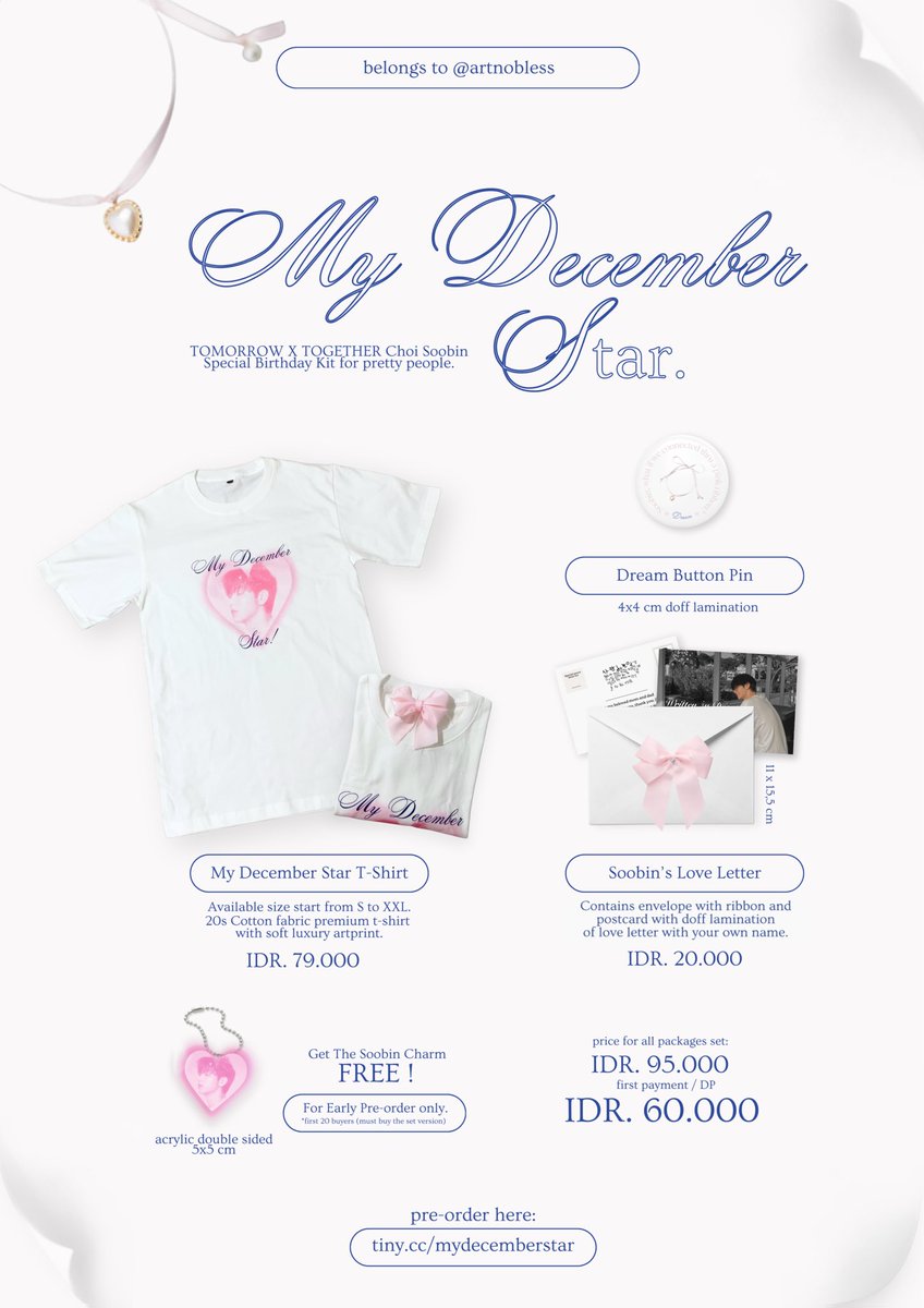 artnobless's tweet photo. My December Star ★.ᐟ
— TXT Soobin birthday kit by @artnobless

PRE-ORDER start at 20 — 30 Nov, 2023
🗯️ [ https://t.co/rXCsA9dxkW ]

pretty people go grab yours! https://t.co/ws1H3arhEk
