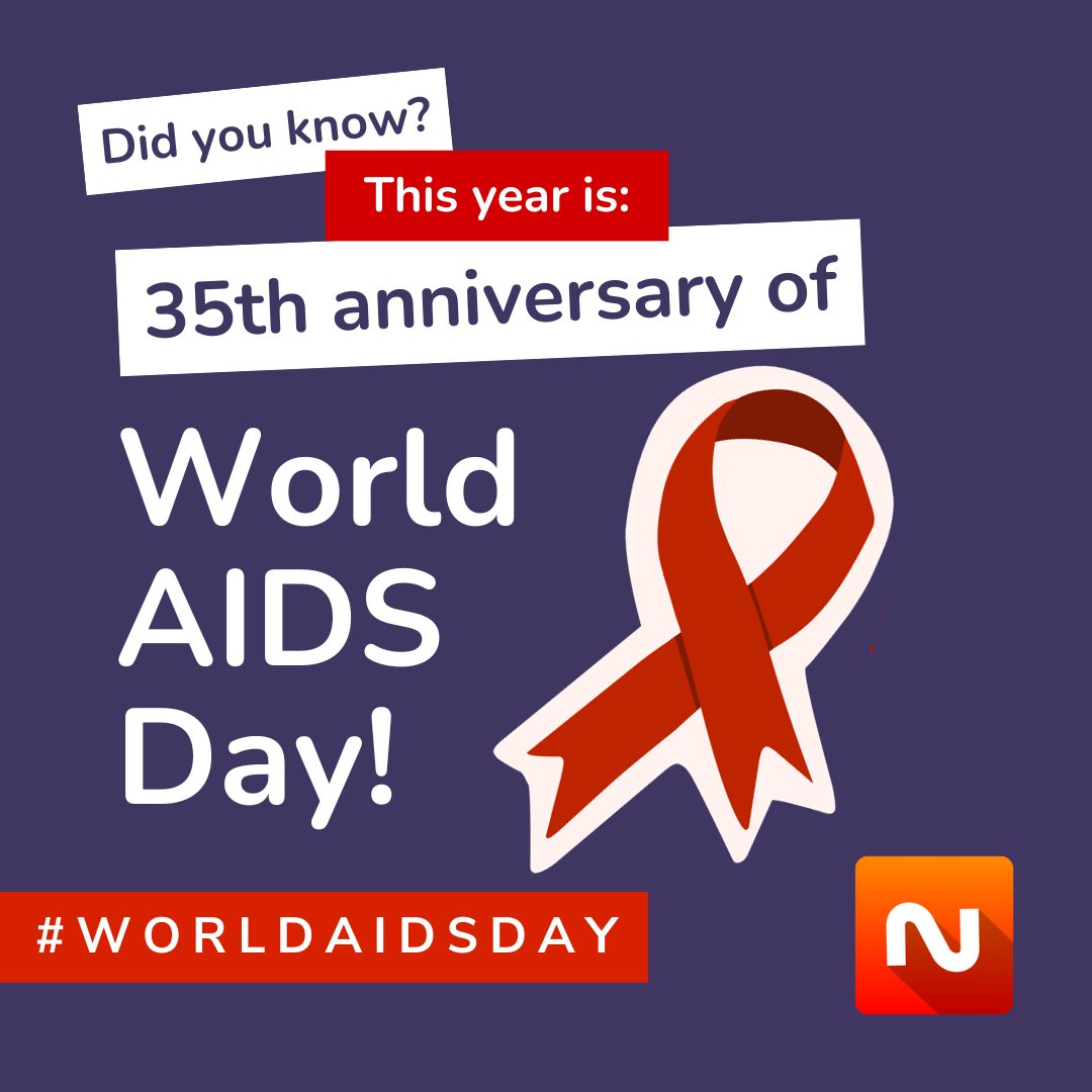 now_u_app's tweet photo. This year marks the 35th anniversary of World AIDS Day, with the theme of 'Remember and Commit'. Let's come together to remember the past and commit to a future free from this disease. #nowu #charity #app #WorldAIDSDay35 #RememberAndCommit #EndAIDS https://t.co/uGwo7nOcNQ https://t.co/beyMn118qK