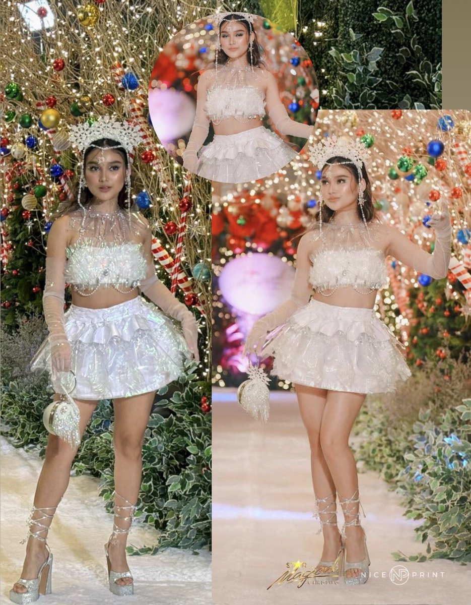 iamMUniv's tweet photo. So beautiful and elegant!!! Karina Bautista @MissKareee  🫶🏻

#StarMagicalChristmas2023 #StarMagicalChristmas #TatakStarMagic #StarMagic https://t.co/1bfs4Rj42Y
