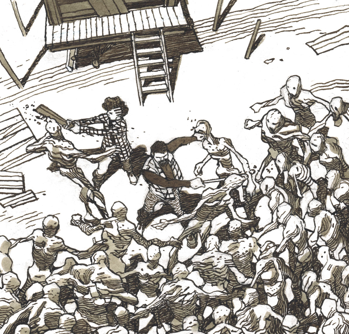 ghwalta's tweet photo. Some sepia ink in PHANTOM ROAD#7
PHANTOM ROAD#6, the start of Arc#2, and TP VOL. 1 now on sale!
IMAGE Comics
Written by Jeff Lemire, drawn by yours truly, color art by Jordie Bellaire, lettering+design by Steve Wands and edited by Greg Lockard!
#imagecomics #phantomroad #sepiaink https://t.co/vx0YDgvdCC