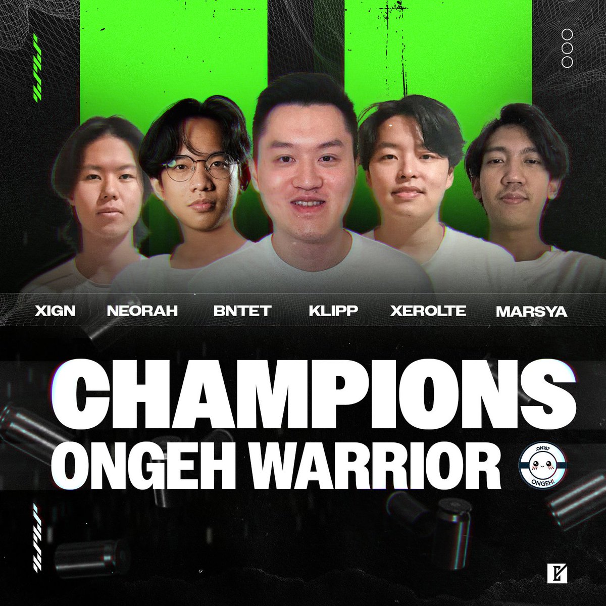 🏆 Victory is theirs! Ongeh Warrior emerges as the undeniable CHAMPIONS! 🙌🏻

🥇 <a href="/BnTeTCSGO/">Hansel Ferdinand</a> [BnTeT]
🥇 <a href="/OfficialXigN/">XigN</a> [XigN]
🥇 NeoraH
🥇 MarsyA
🥇 XeroltE
🥇 KLIPP

A thrilling journey, unmatched skill, &amp;/ a well-deserved triumph! #EFLARE #CS2