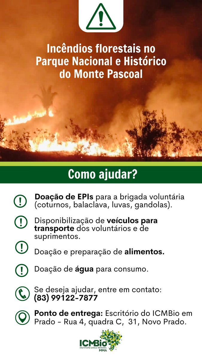 alice_pataxo's tweet photo. O Parque Nacional do Monte Pascoal está ameaçado por um incêndio de grandes proporções, o parque é território indígena, é parte da nossa história e nossa luta pelo nosso bioma. Precisamos de ajuda! https://t.co/2xNbYUJAqi