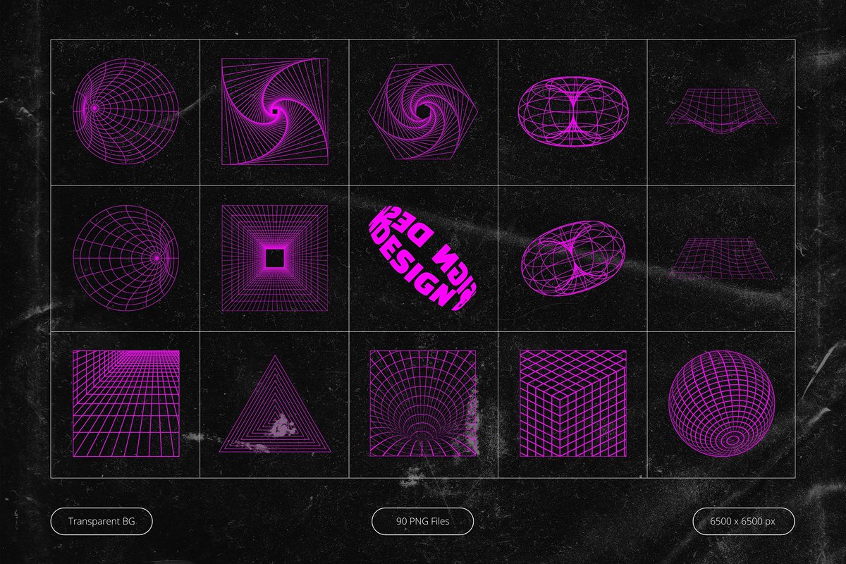 data_bu's tweet photo. 디��털, 사이버펑크, SF 느낌의 무료 이미지 소재
Neon Pink Cyberpunk Shapes
https://t.co/60r7PkUqiG

총 90종 들어있고 배경 투명화 된 PNG 파일이라 색상 변경 가능!
상업적 이용도 가능! 다운로드폴더 안에 자��한 라이센스 적힌 파일 있어요! https://t.co/XyoMEkt3xM