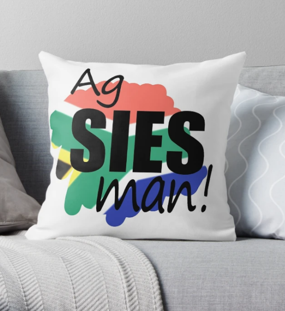 splottersguide's tweet photo. @TBCZA @Trevornoah Love South Africa or know someone who does? Grab yourself our original "Ag sies man!" design.

Buy it now as a sticker, t-shirt, and more! >
https://t.co/4nElJo1AIT

#SouthAfrica #SA #afrikaans #boer #redbubble #Christmasgifts #ZA #ZuidAfrika #kersfees https://t.co/HNGiKCSadp