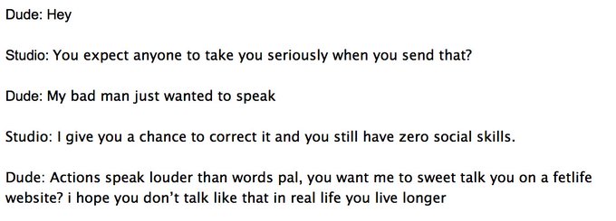 Dudes Be Funny.   What is it with these dudes?   In what world is, "Hey" and appropriate initial introduction<a href="/tag/spintowin"class="tags"><span>#spintowin</span></a>