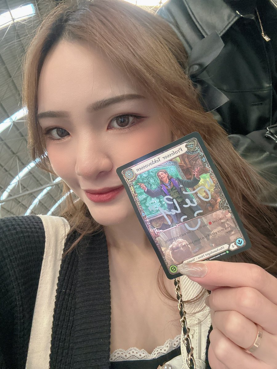 Juwern96's tweet image. Thank you professor for making my dream come true ☺️
#theprofessor #fabtcg