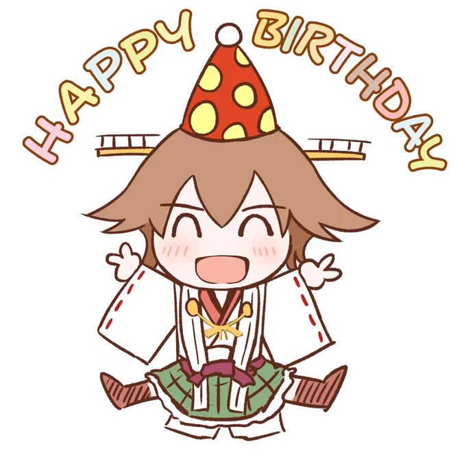 今日の比叡ケーキに乗ったクッキー絵柄はこちらです!皆さん写真いっぱい取ってくれてありがとうございました !! 