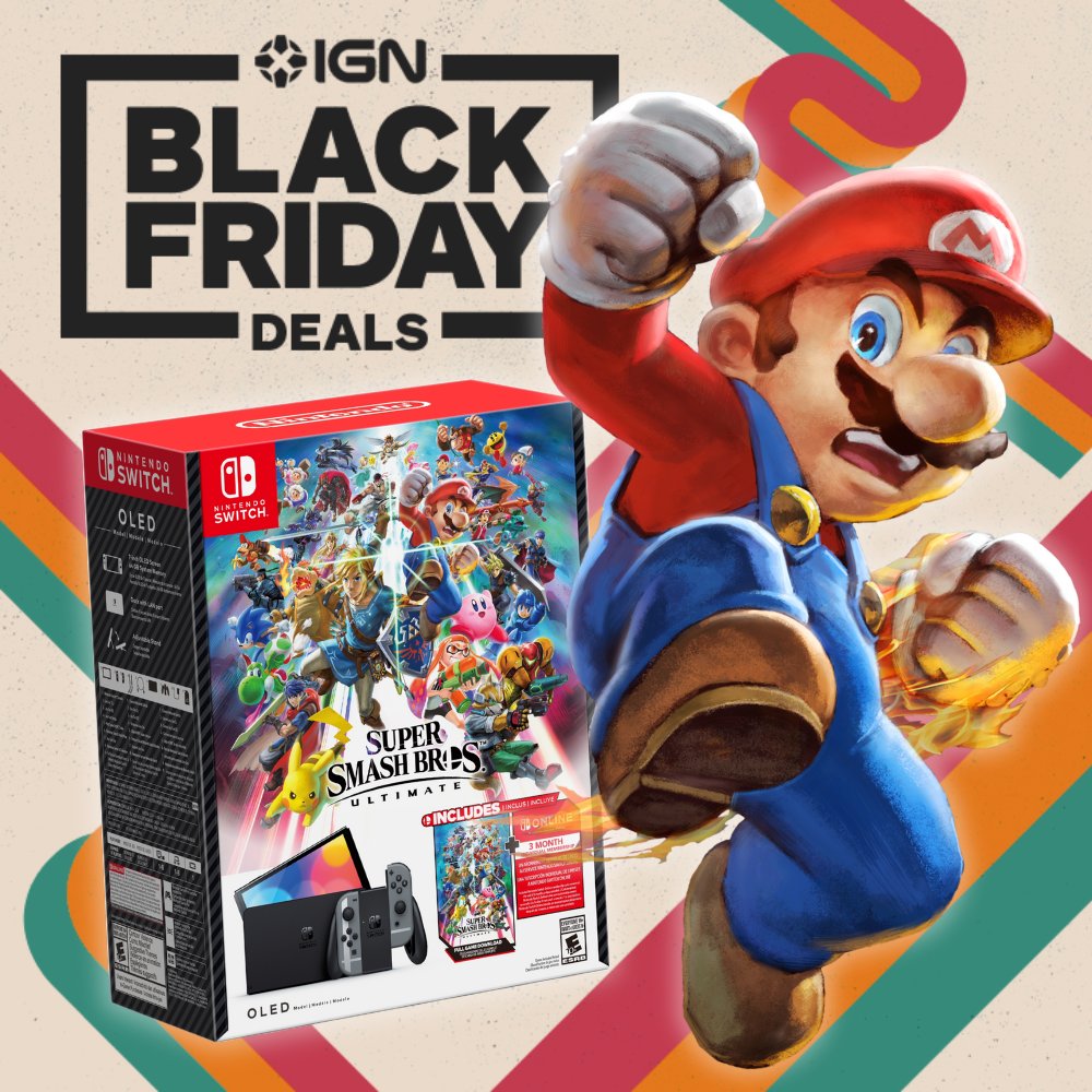 Finally Has the Black Friday Super Smash Bros. OLED Bundle - IGN