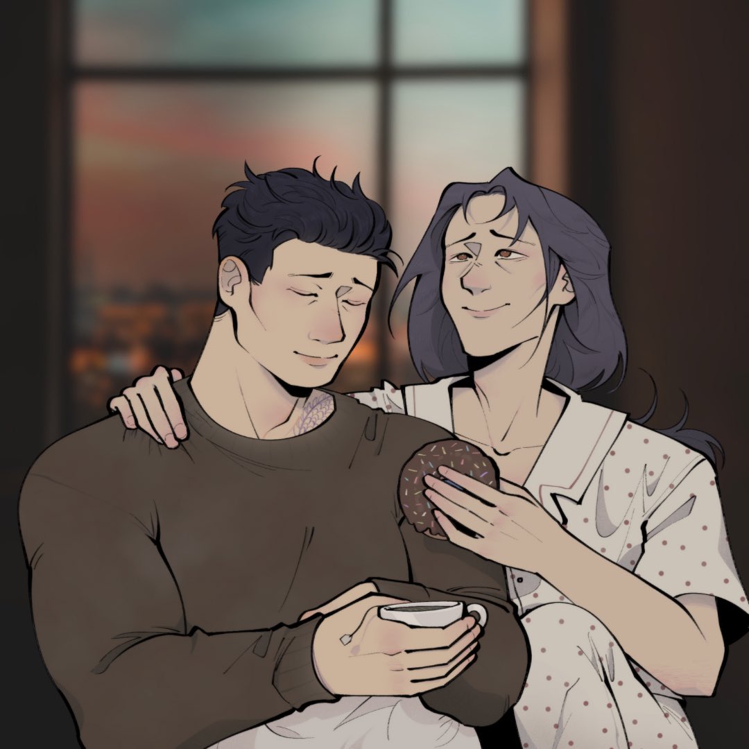 hillsandmonster's tweet photo. Ahhhh @OMOSUN__ drew Issac and Fuyuki. Tea, donuts, and sleepy times 🥹💕

Catch @JakeMakesNoise and @MaxNewland_ as these two cuties in the dub and upcoming #visualnovel 💕 https://t.co/waoPJfRilQ